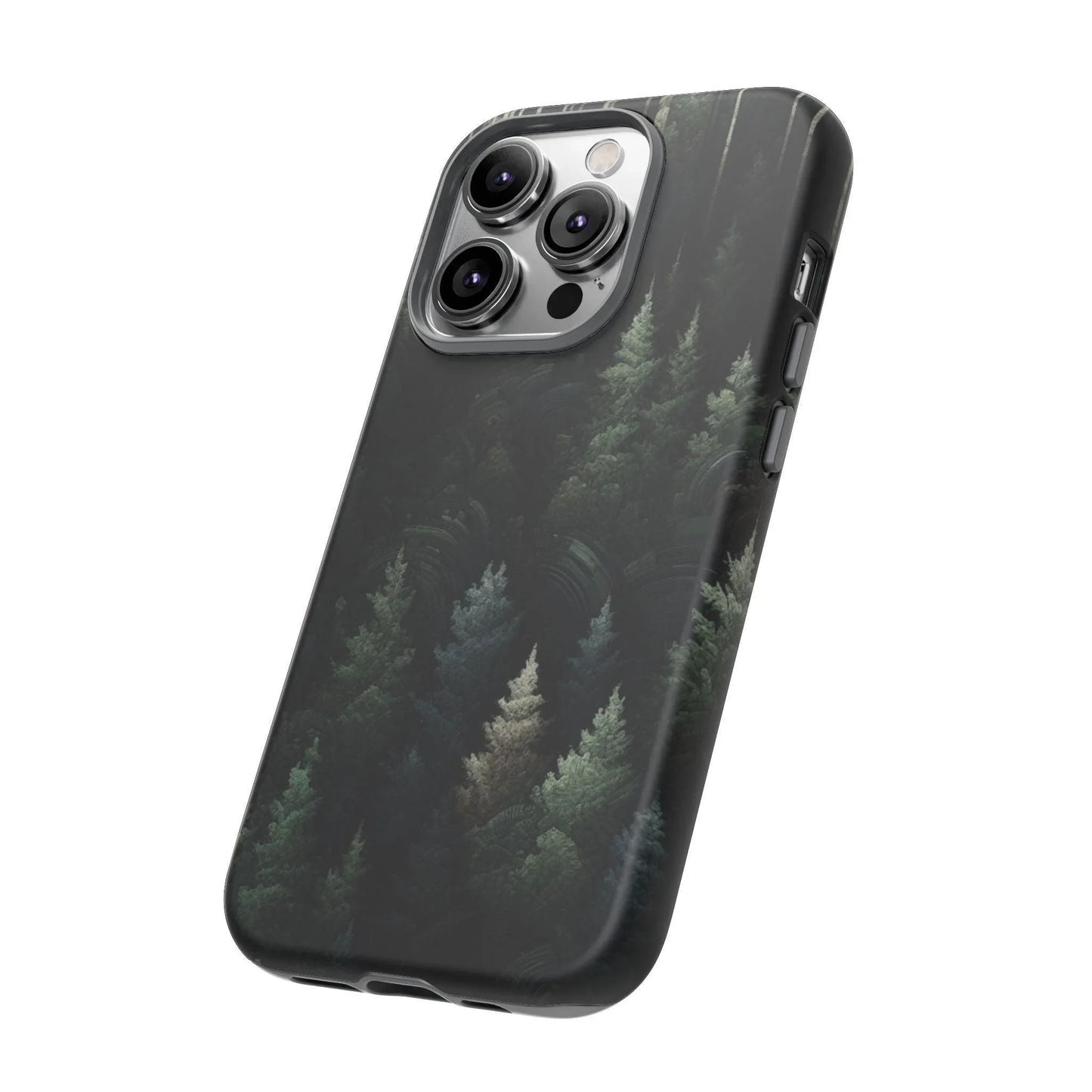 Phone Cases - Deep Dark Forest Nature Design - Oceanfront Products