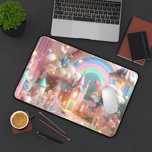 Desk Mat - Candyland Princess Castle Design - Oceanfront Products