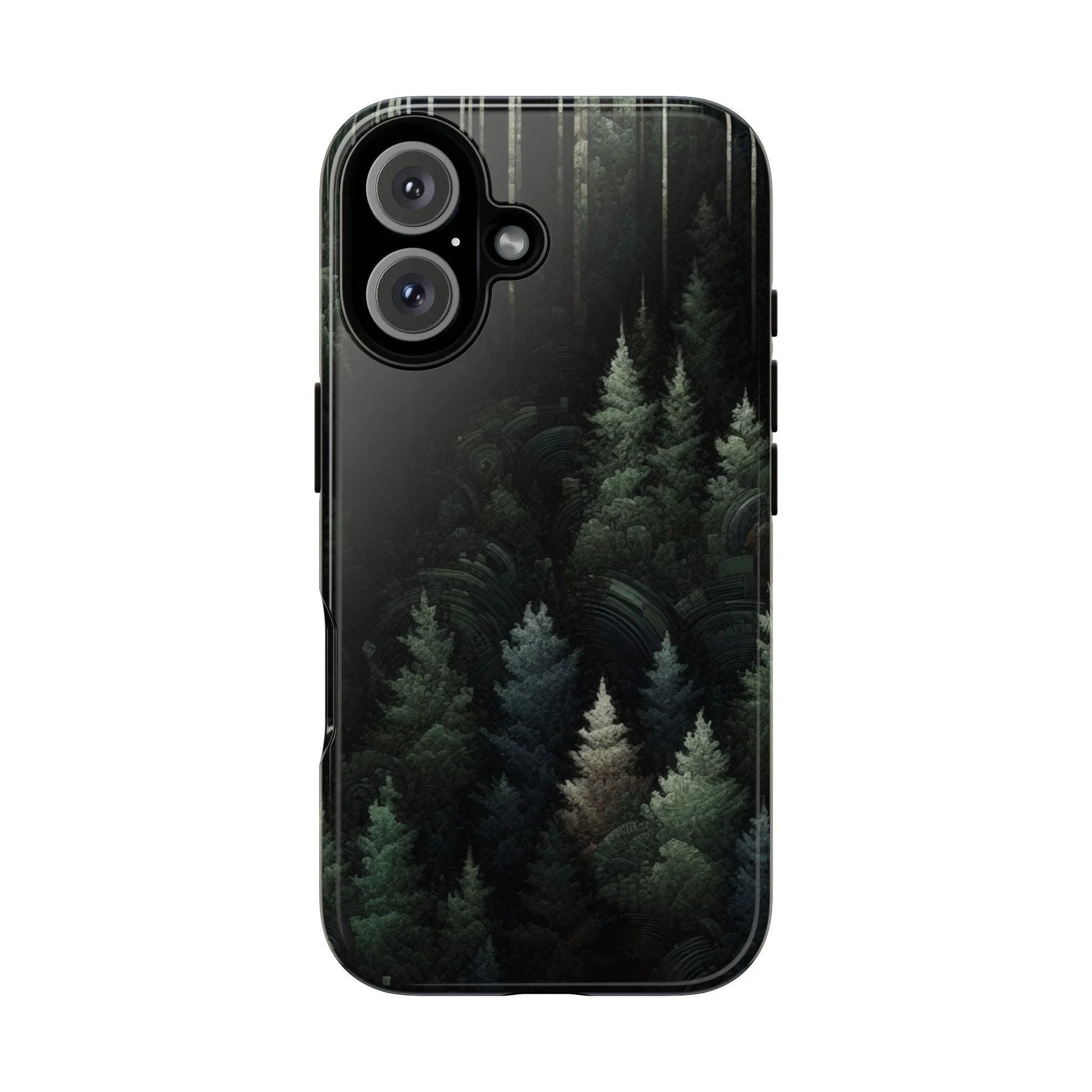 Phone Cases - Deep Dark Forest Nature Design - Oceanfront Products