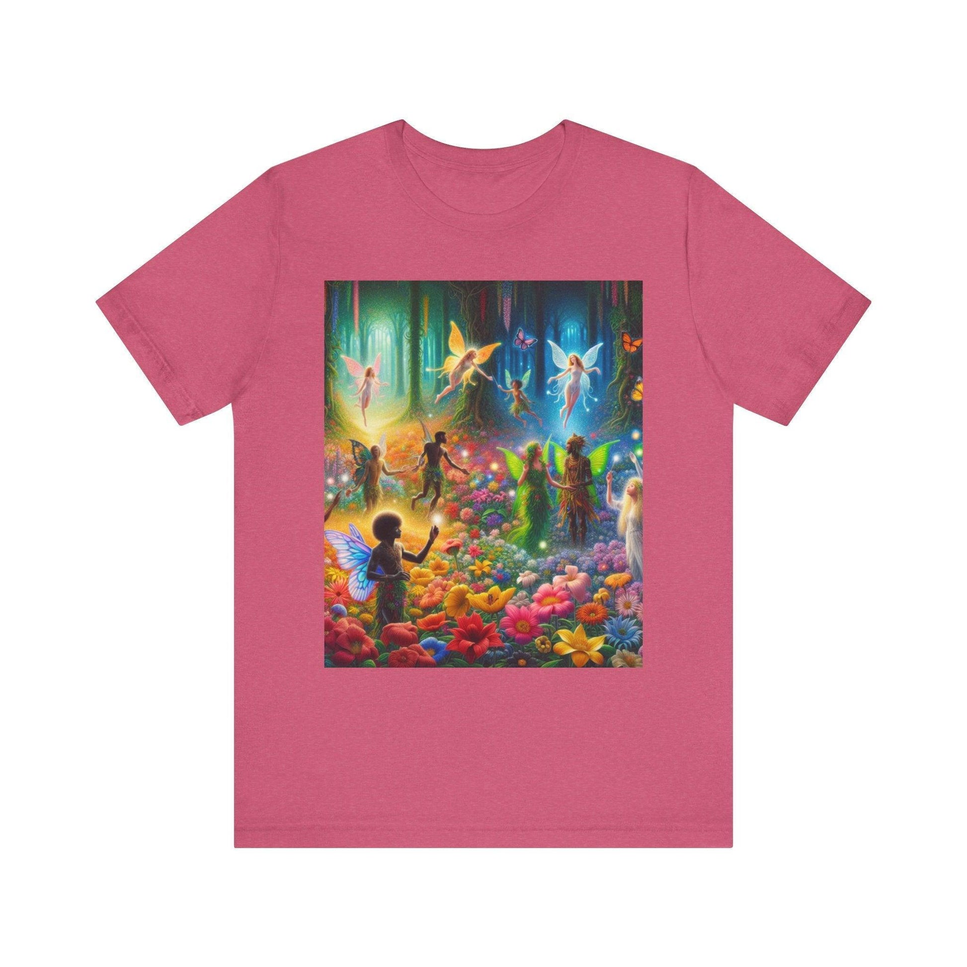 T-Shirt: Fairies Dancing in Tropical Flowers - Oceanfront Products