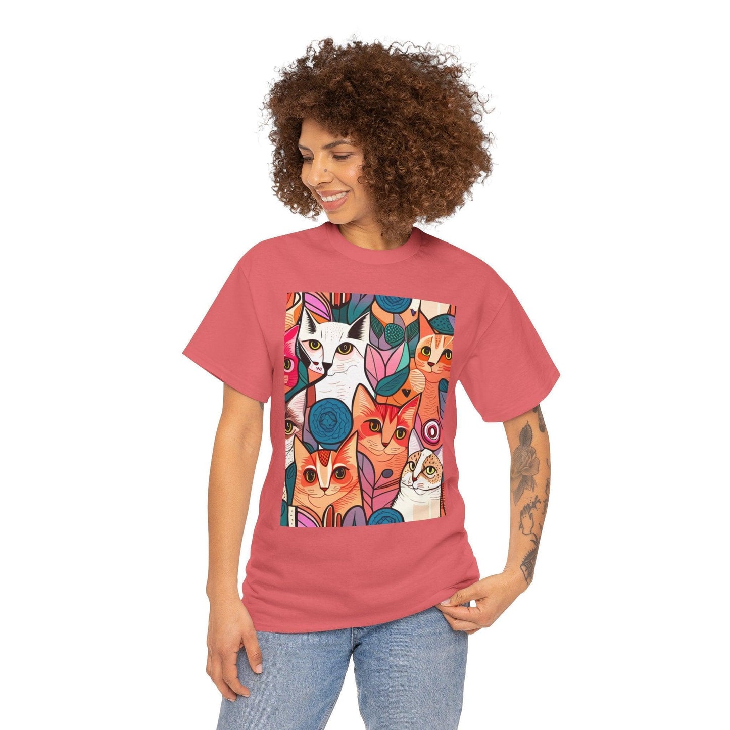 Feline Fabulous: The Ultimate Cat Mom T-Shirt - Oceanfront Products