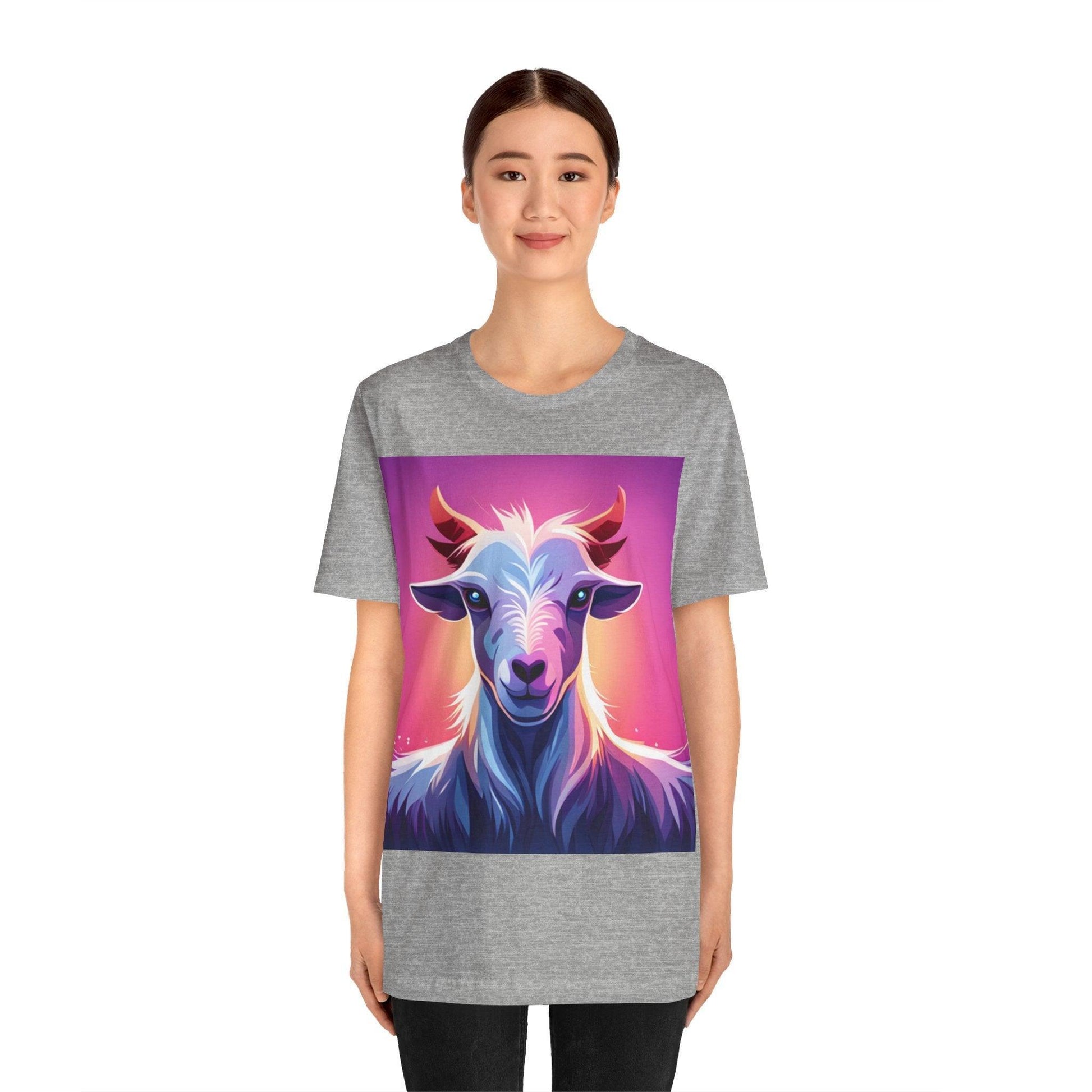 Colorful Goat Graphic T-Shirt: A Blend of Style and Playfulness - Oceanfront Products