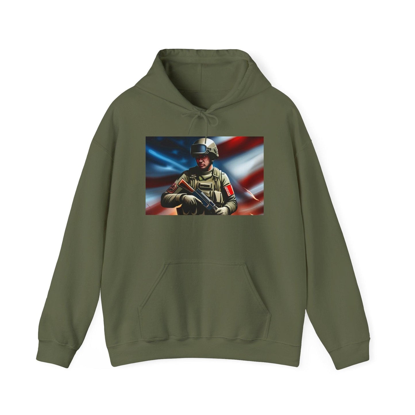 Military Soldier Sweatshirt - Oceanfront Products