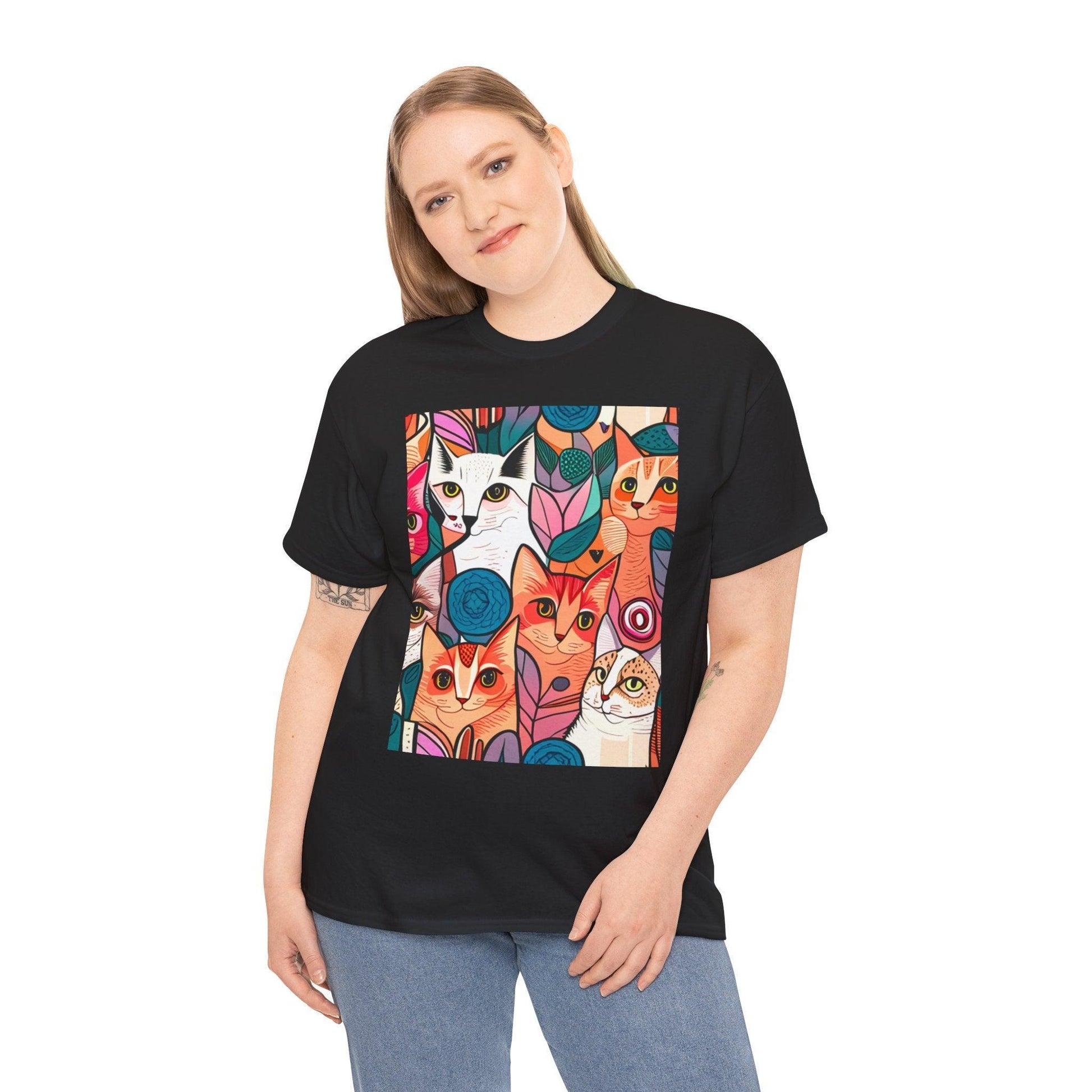 Feline Fabulous: The Ultimate Cat Mom T-Shirt - Oceanfront Products