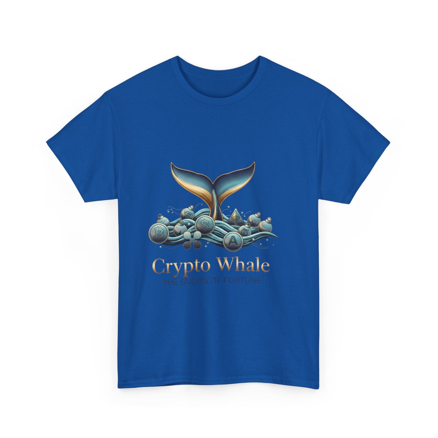 Crypto Whale T-Shirt — "Crypto Whale: The Buoys of Fortune" Graphic Tee