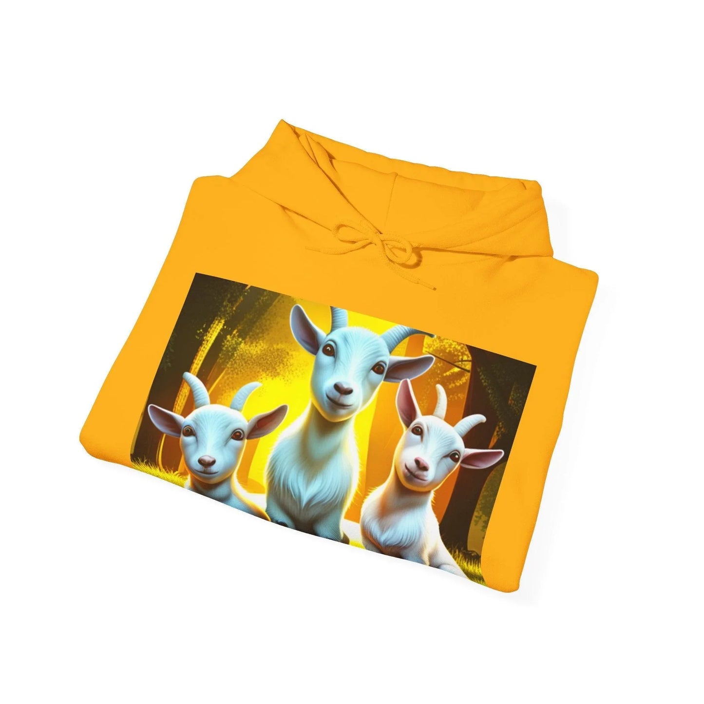 3D Vibrant Baby Goat Sweatshirt/Hoodie - A Unique Blend of Comfort and Whimsy - Oceanfront Products