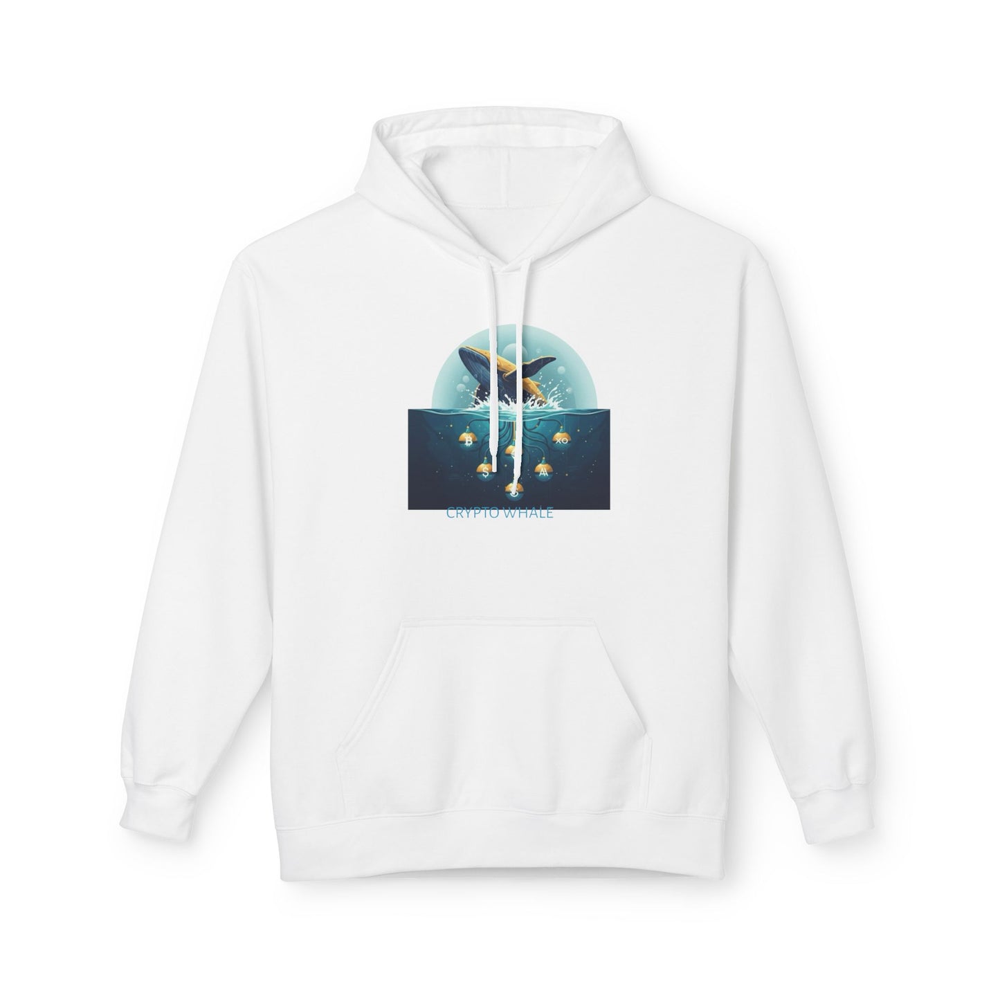 Hooded Sweatshirt - Crypto Whale 'Depths of Decentralization'