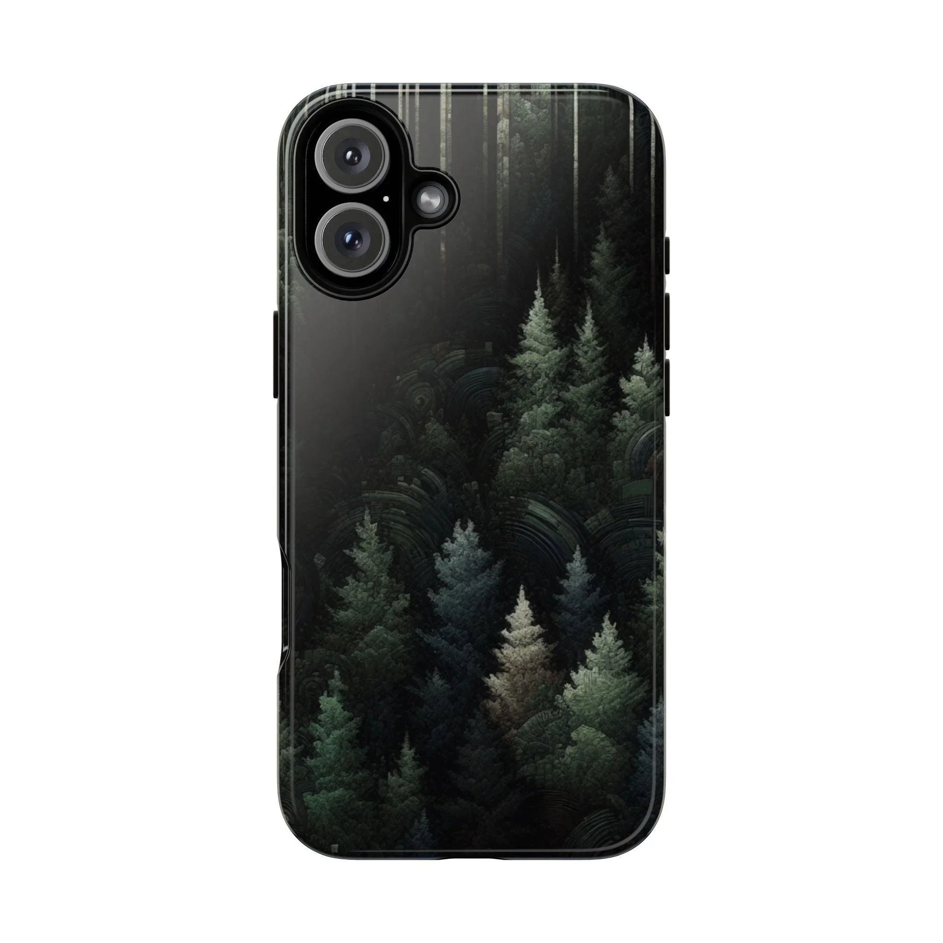 Phone Cases - Deep Dark Forest Nature Design - Oceanfront Products