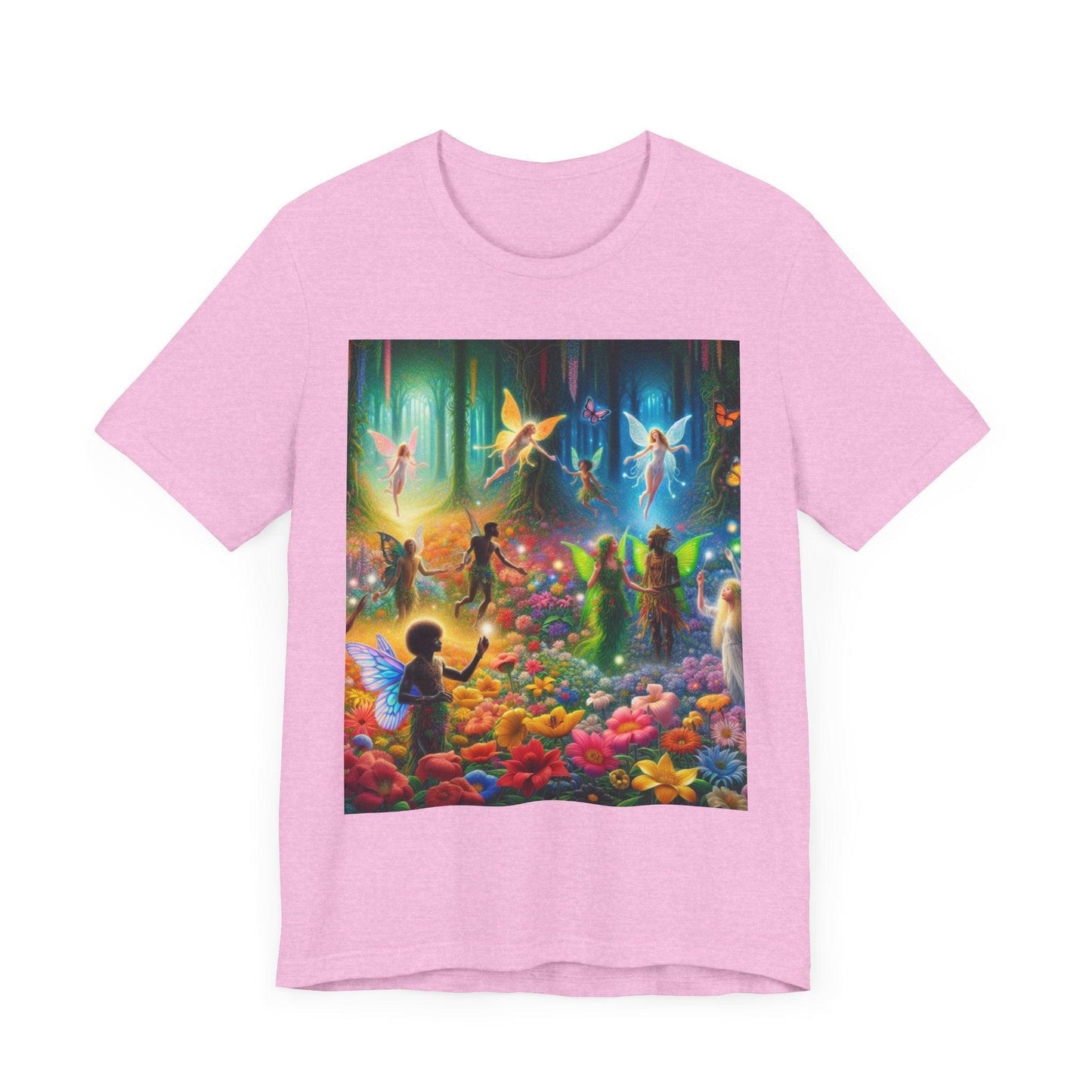 T-Shirt: Fairies Dancing in Tropical Flowers - Oceanfront Products