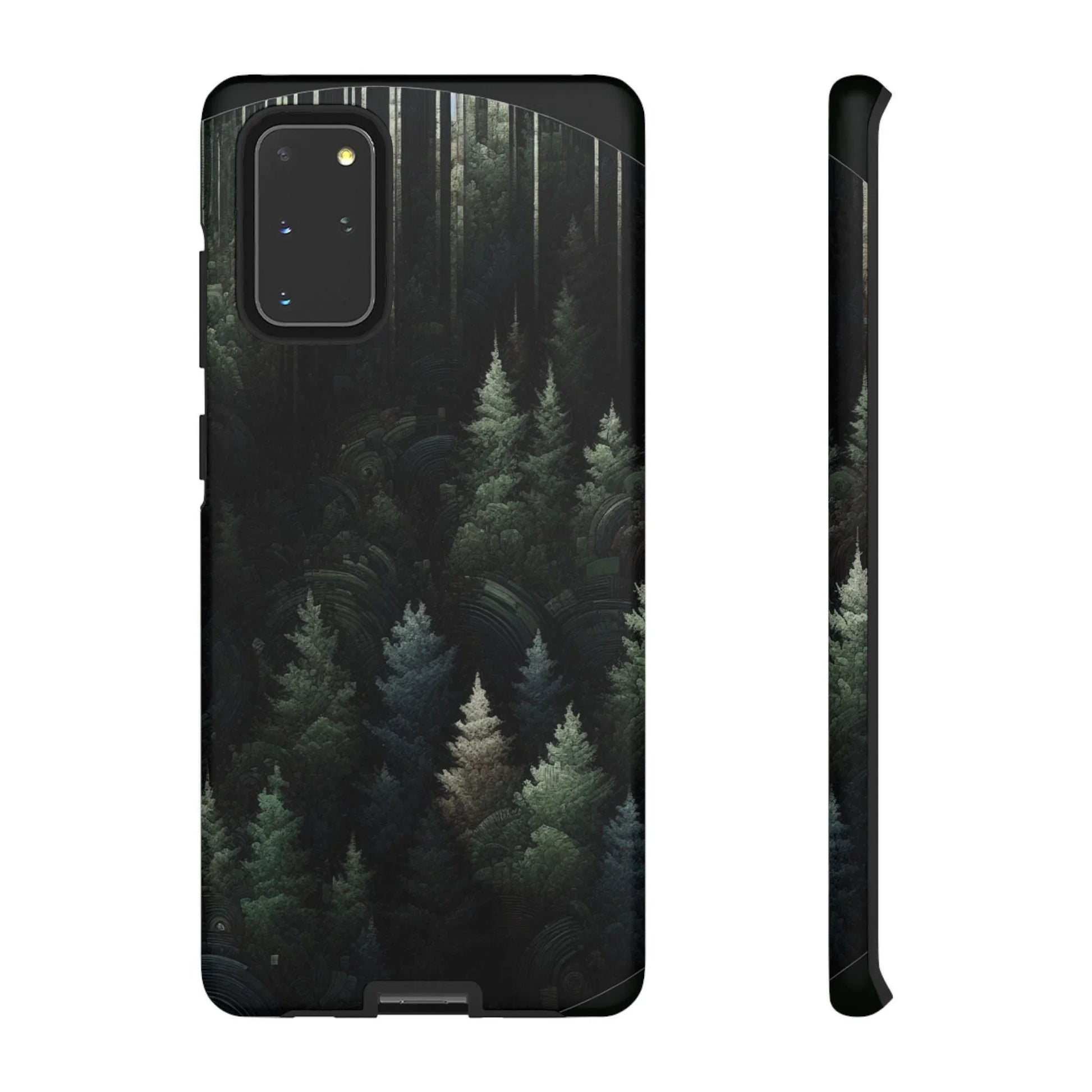 Phone Cases - Deep Dark Forest Nature Design - Oceanfront Products