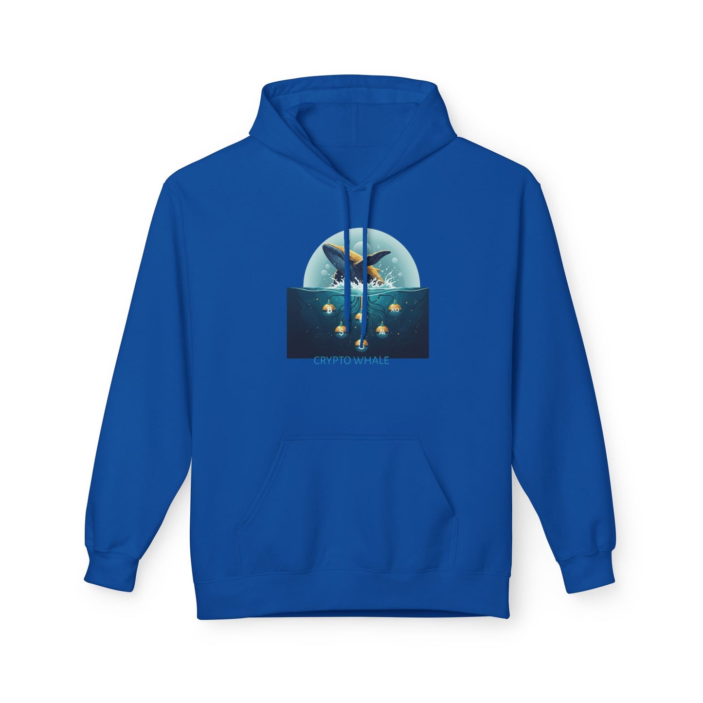 Hooded Sweatshirt - Crypto Whale 'Depths of Decentralization'