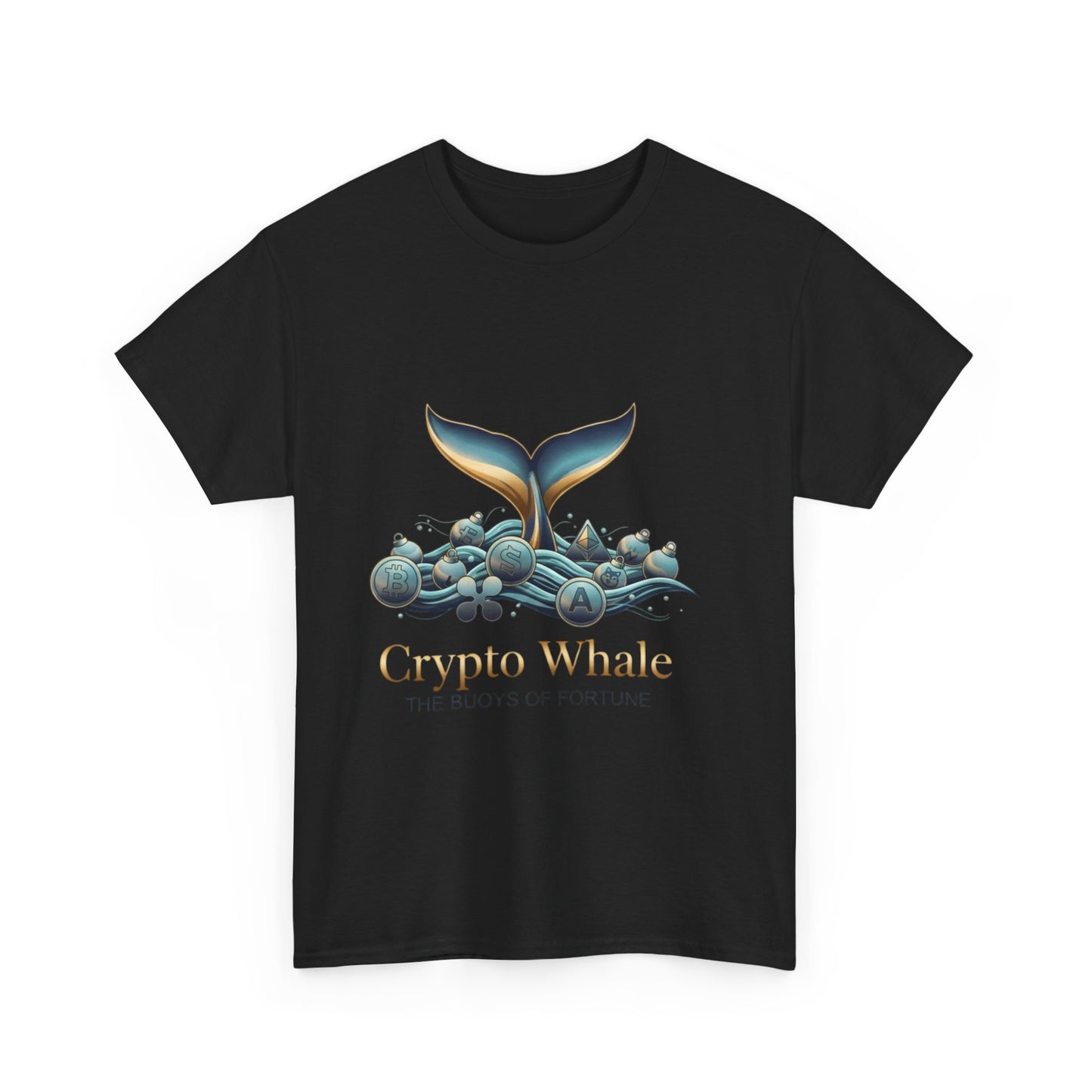 Crypto Whale T-Shirt — "Crypto Whale: The Buoys of Fortune" Graphic Tee