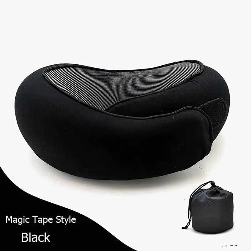 Travel Neck Pillow Non-Deformed Airplane Pillow Travel Neck Cushion Durable U-Shaped Travel Memory Cotton Nap Neck