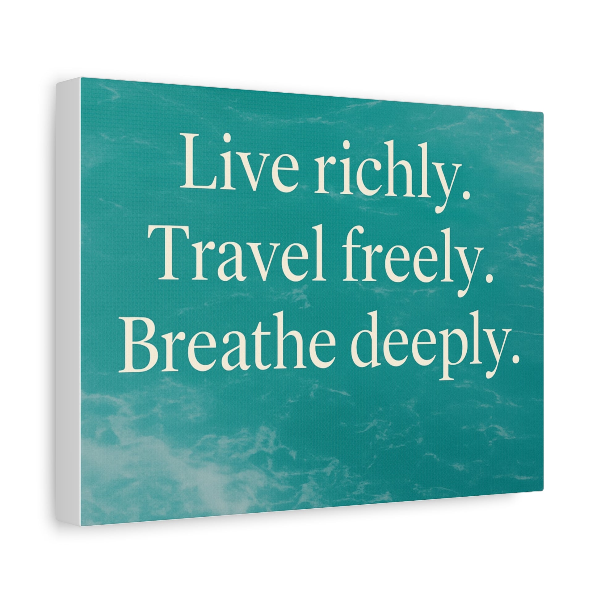 Canvas Print, Ocean Motivational Quote, Inspirational Wall Art, Home Decor, - Oceanfront Products