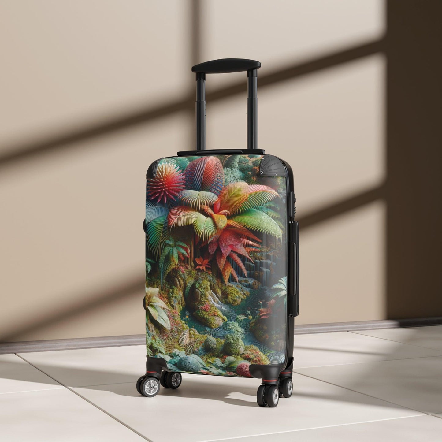 Suitcase Cover Tropical Rainforest Vivid Flowers - Oceanfront Products