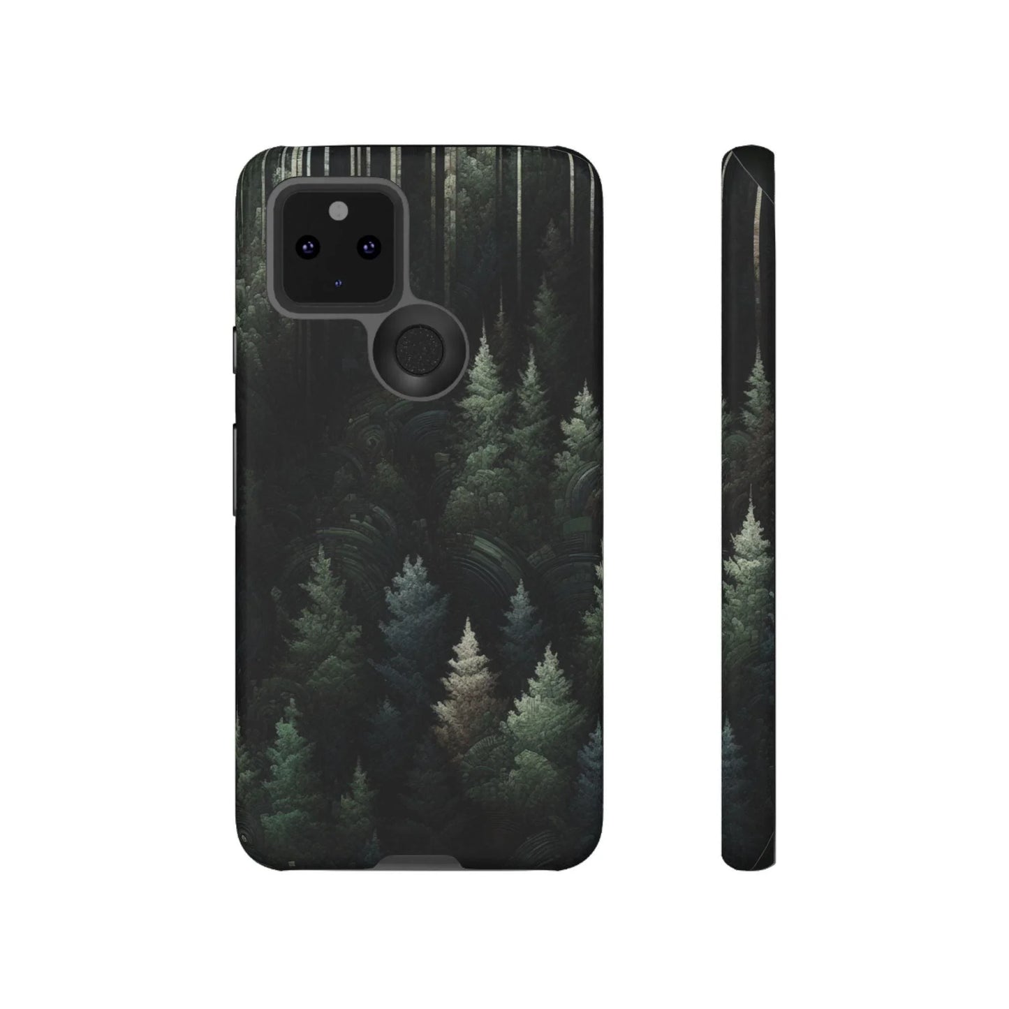 Phone Cases - Deep Dark Forest Nature Design - Oceanfront Products
