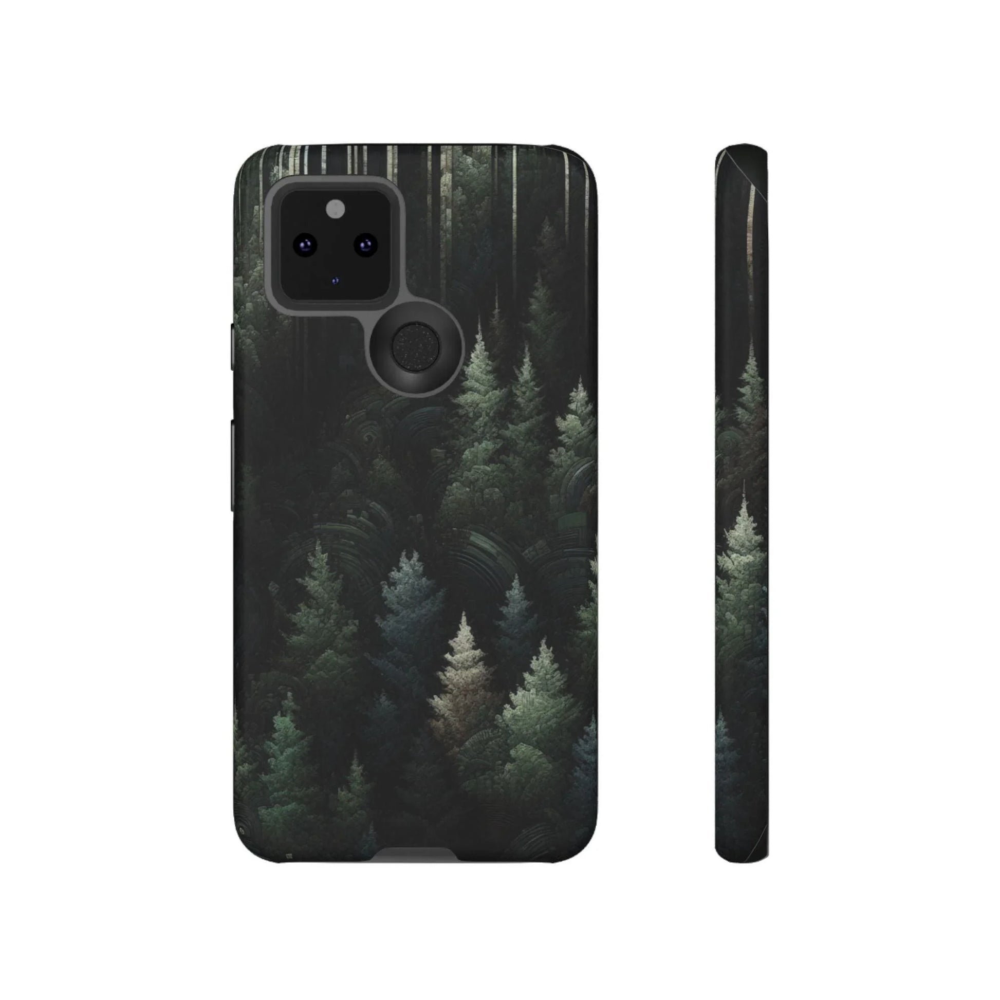 Phone Cases - Deep Dark Forest Nature Design - Oceanfront Products