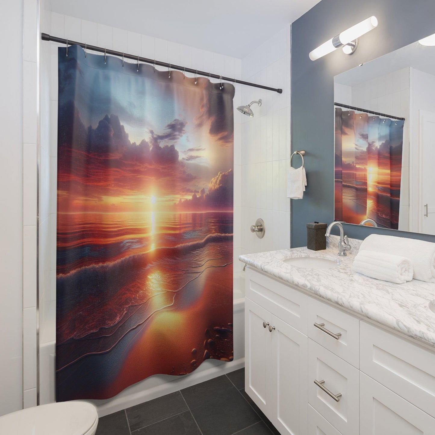 Sunset Shower Curtains - Oceanfront Products