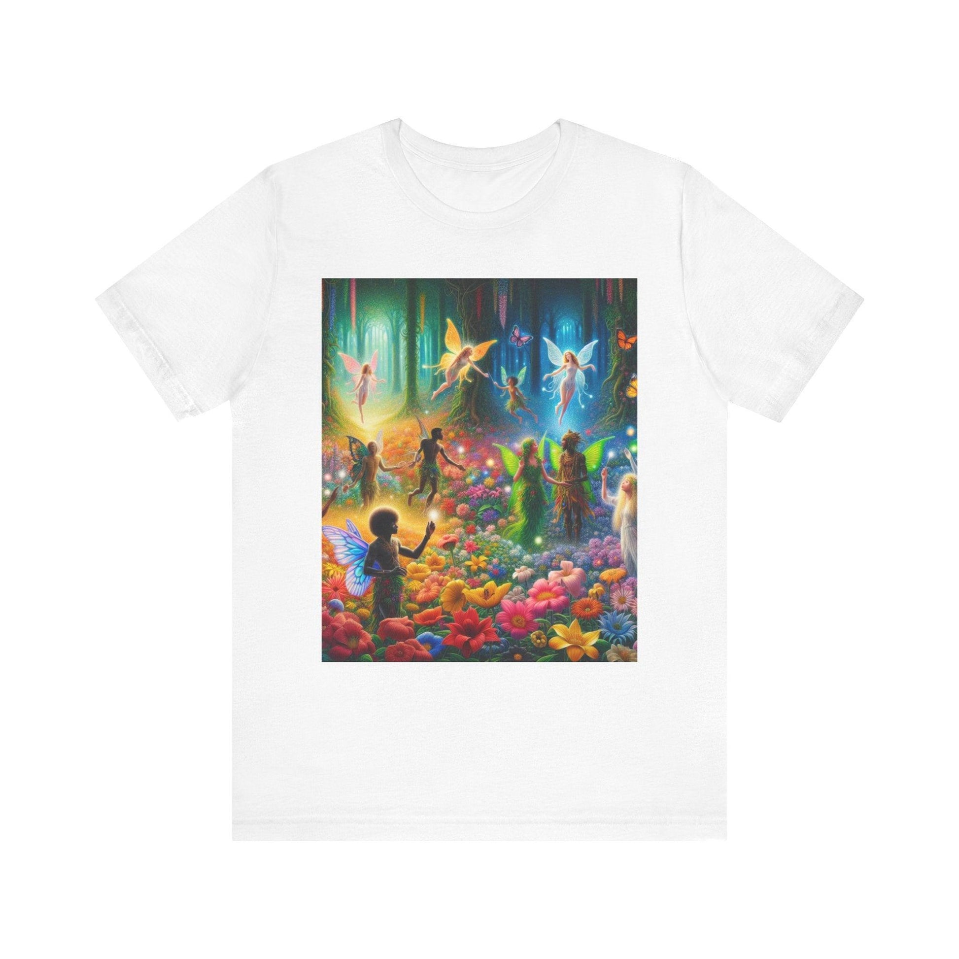 T-Shirt: Fairies Dancing in Tropical Flowers - Oceanfront Products