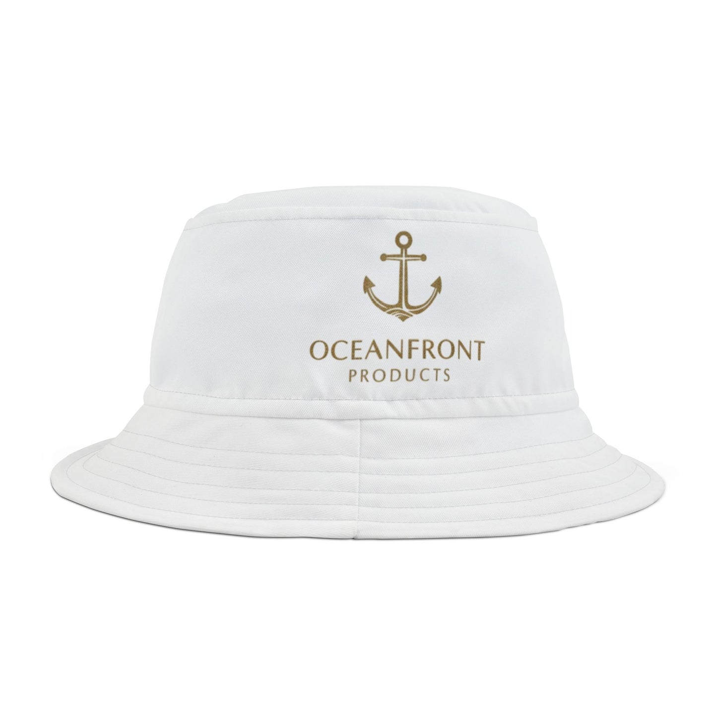 Oceanfront Anchor Embroidered Bucket Hat