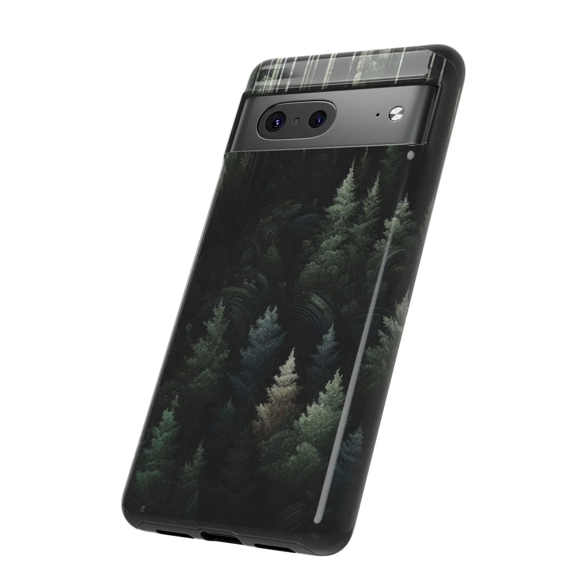 Phone Cases - Deep Dark Forest Nature Design - Oceanfront Products