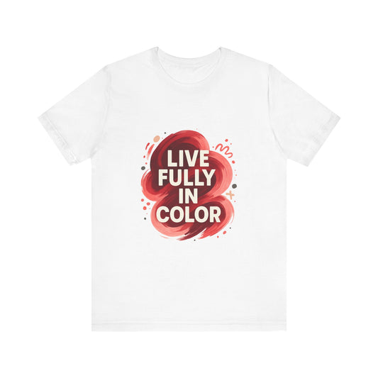 Short Sleeve Tee Bold Color Palette Cherry Coded