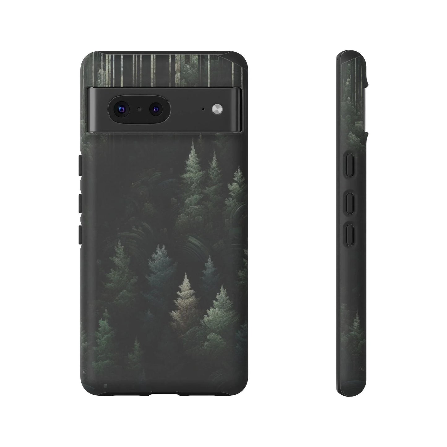 Phone Cases - Deep Dark Forest Nature Design - Oceanfront Products