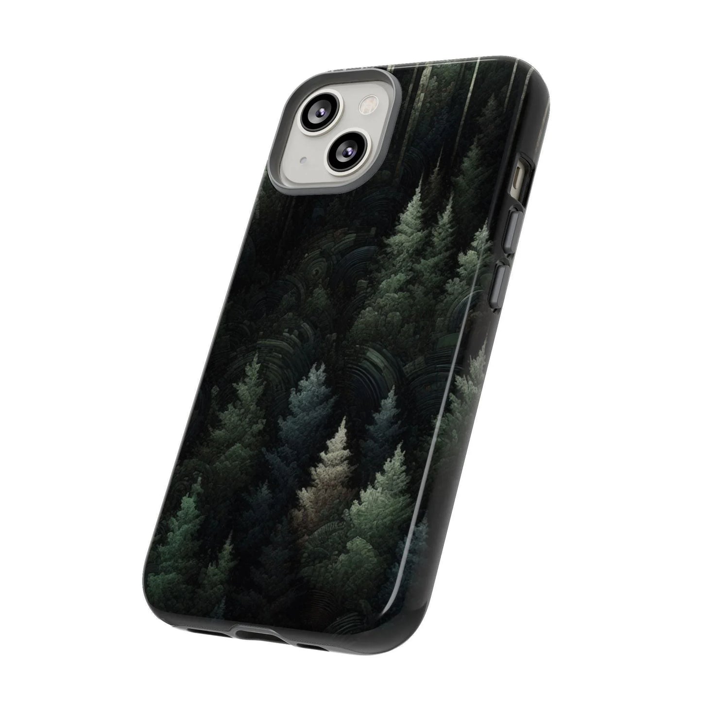 Phone Cases - Deep Dark Forest Nature Design - Oceanfront Products