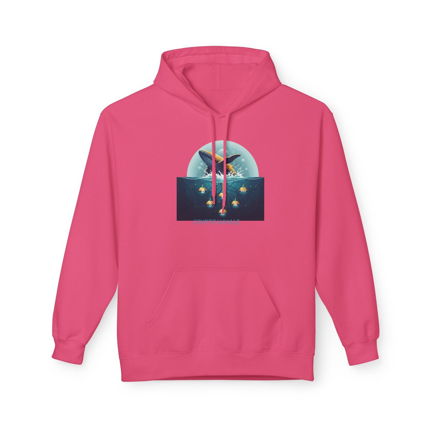 Hooded Sweatshirt - Crypto Whale 'Depths of Decentralization'