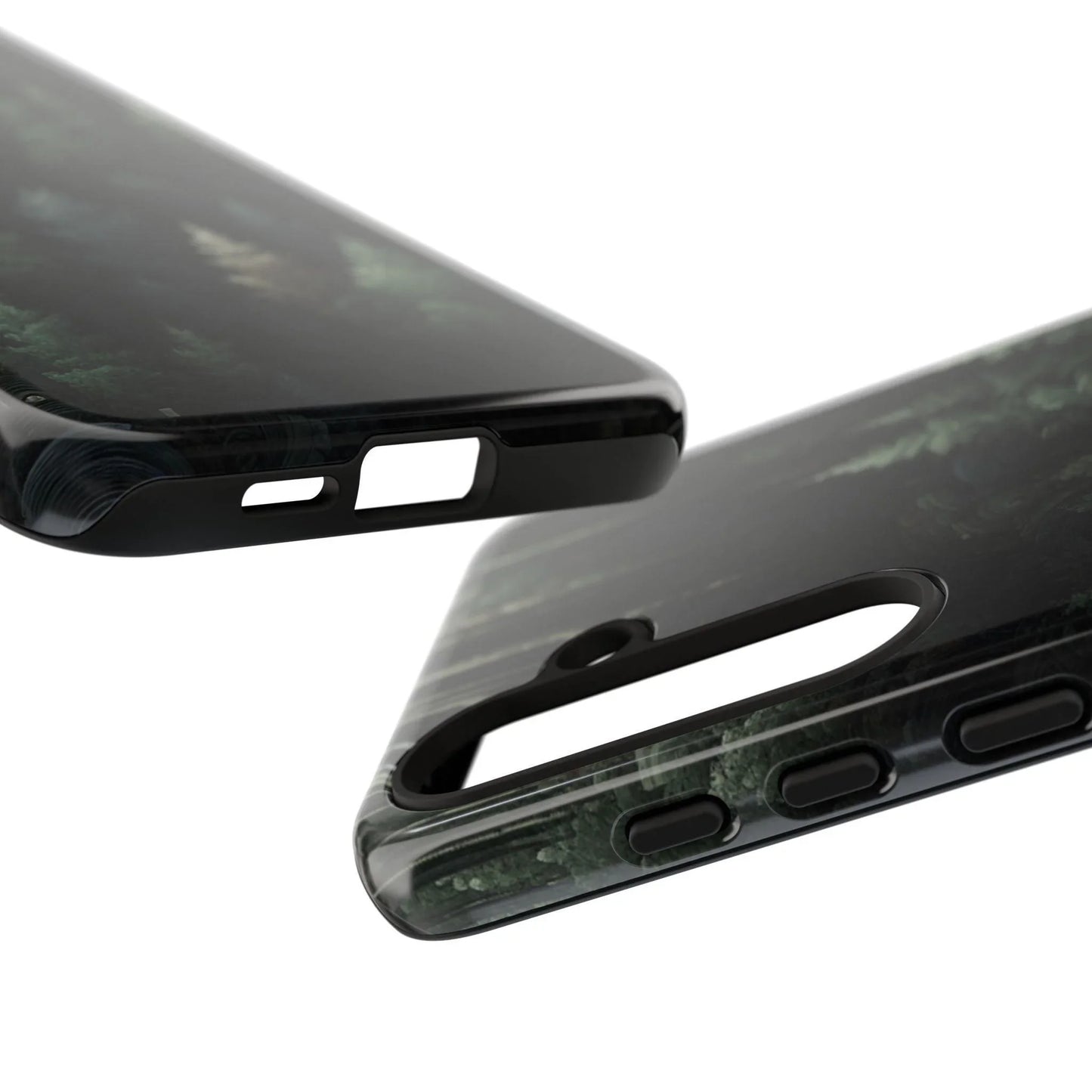 Phone Cases - Deep Dark Forest Nature Design - Oceanfront Products