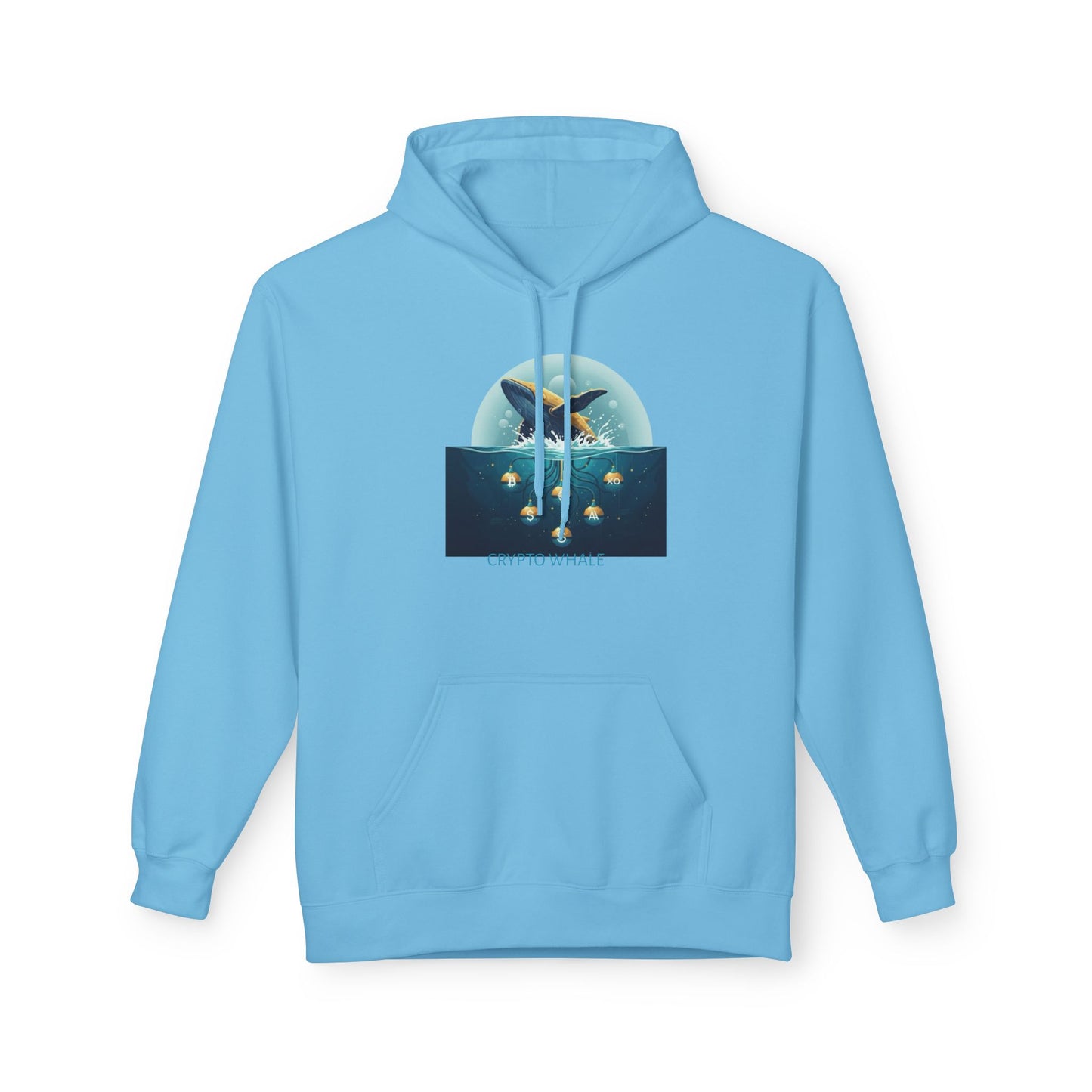 Hooded Sweatshirt - Crypto Whale 'Depths of Decentralization'