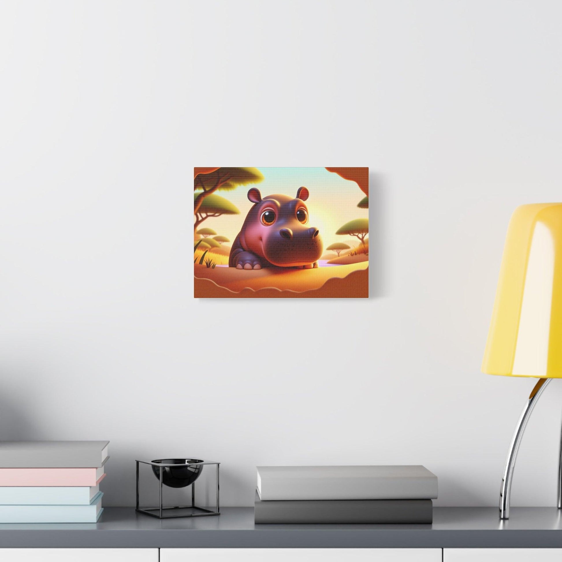 Canvas Hippo Print - Oceanfront Products