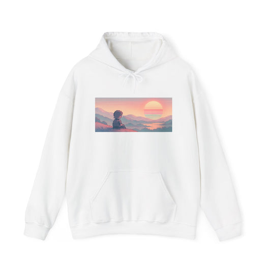 Oceanfront “Golden Hour Reflection” Sweatshirt – Unisex Heavy Blend™ Crewneck for Everyday Comfort