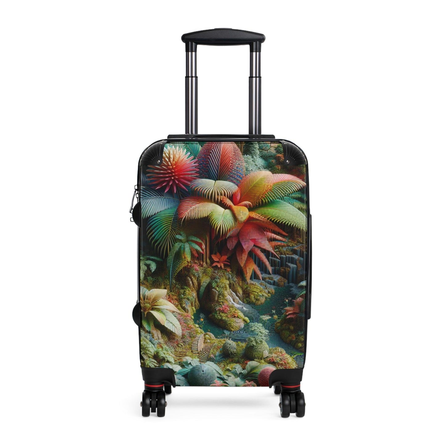 Suitcase Cover Tropical Rainforest Vivid Flowers - Oceanfront Products