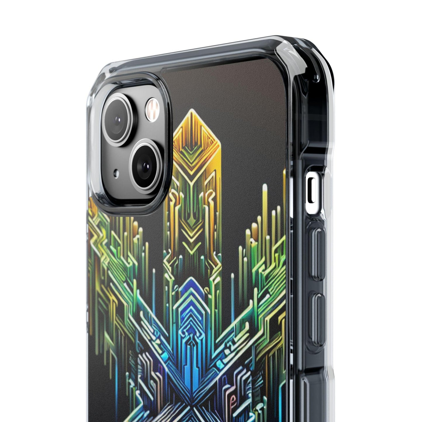 Magnet Case Abstract Cross Vibrant Colors - Oceanfront Products