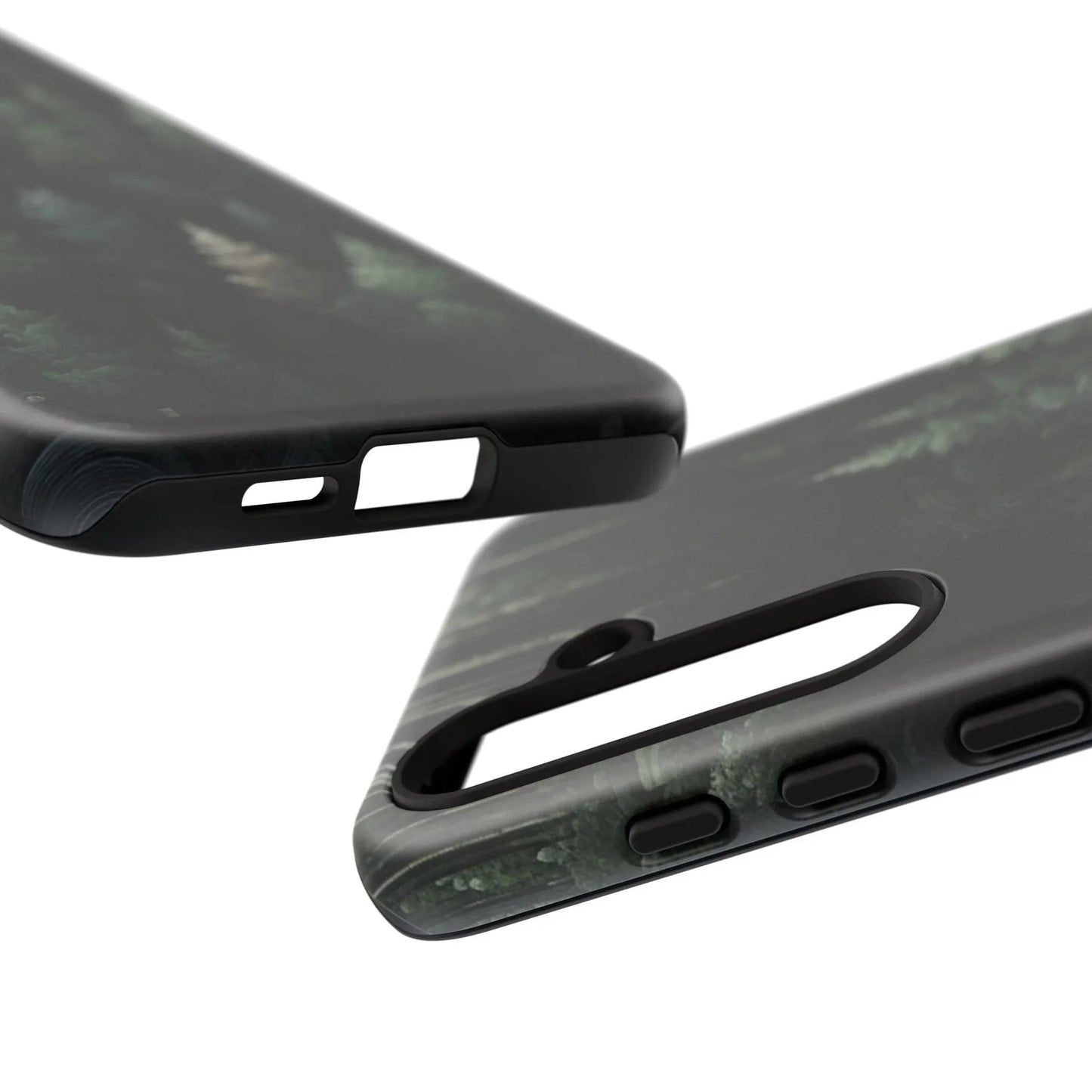Phone Cases - Deep Dark Forest Nature Design - Oceanfront Products