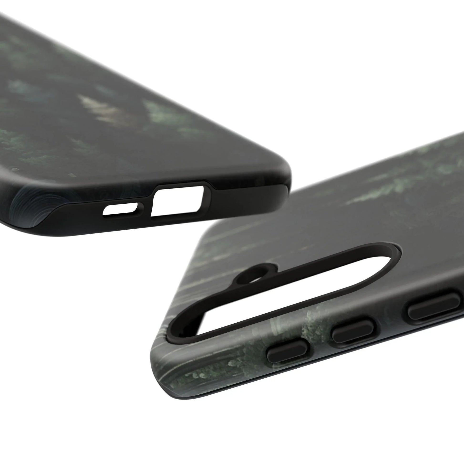 Phone Cases - Deep Dark Forest Nature Design - Oceanfront Products
