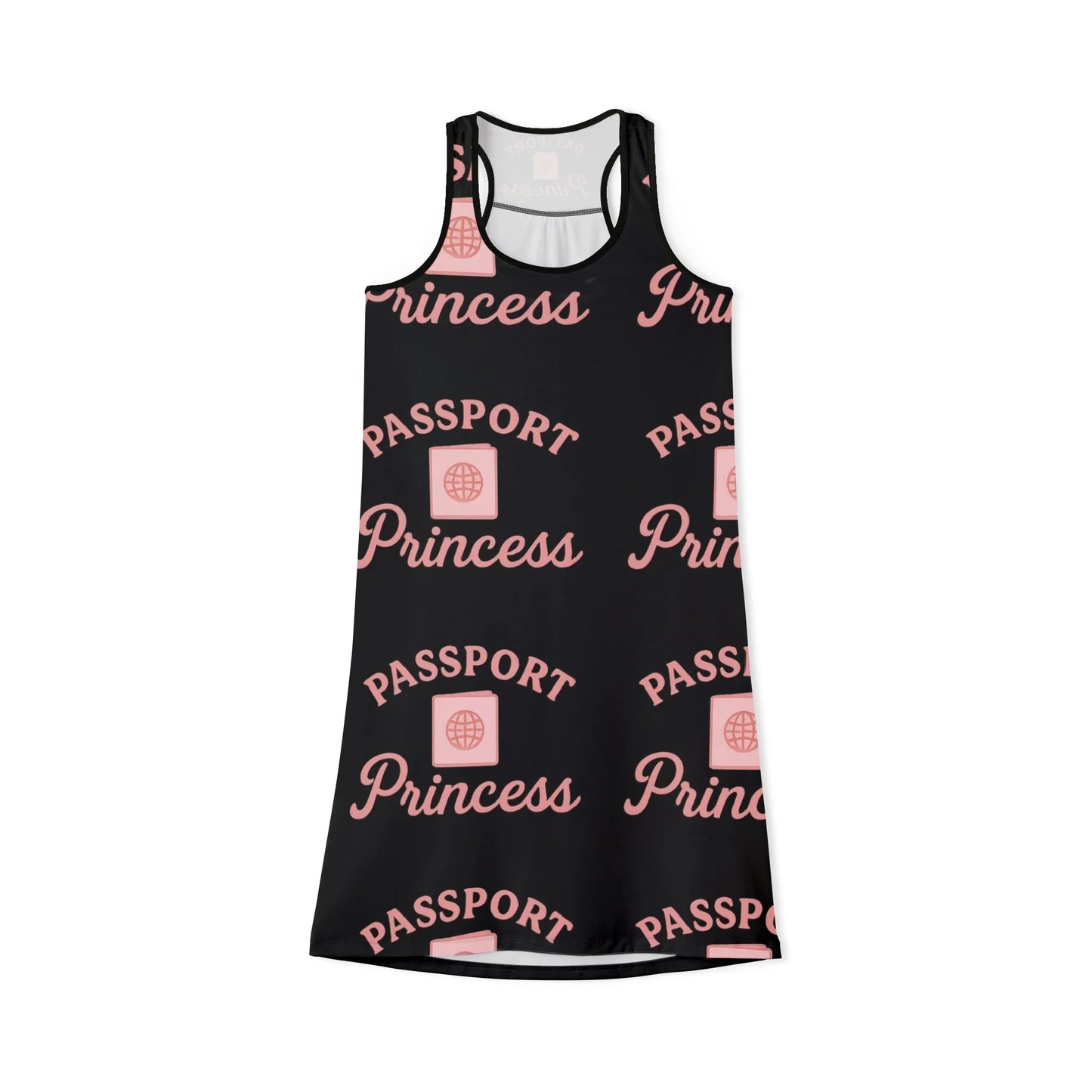 Passport Princess Racerback Dress | Travel Outfit, Vacation Dress, Summer Style, Resort Wear, Gift for Her