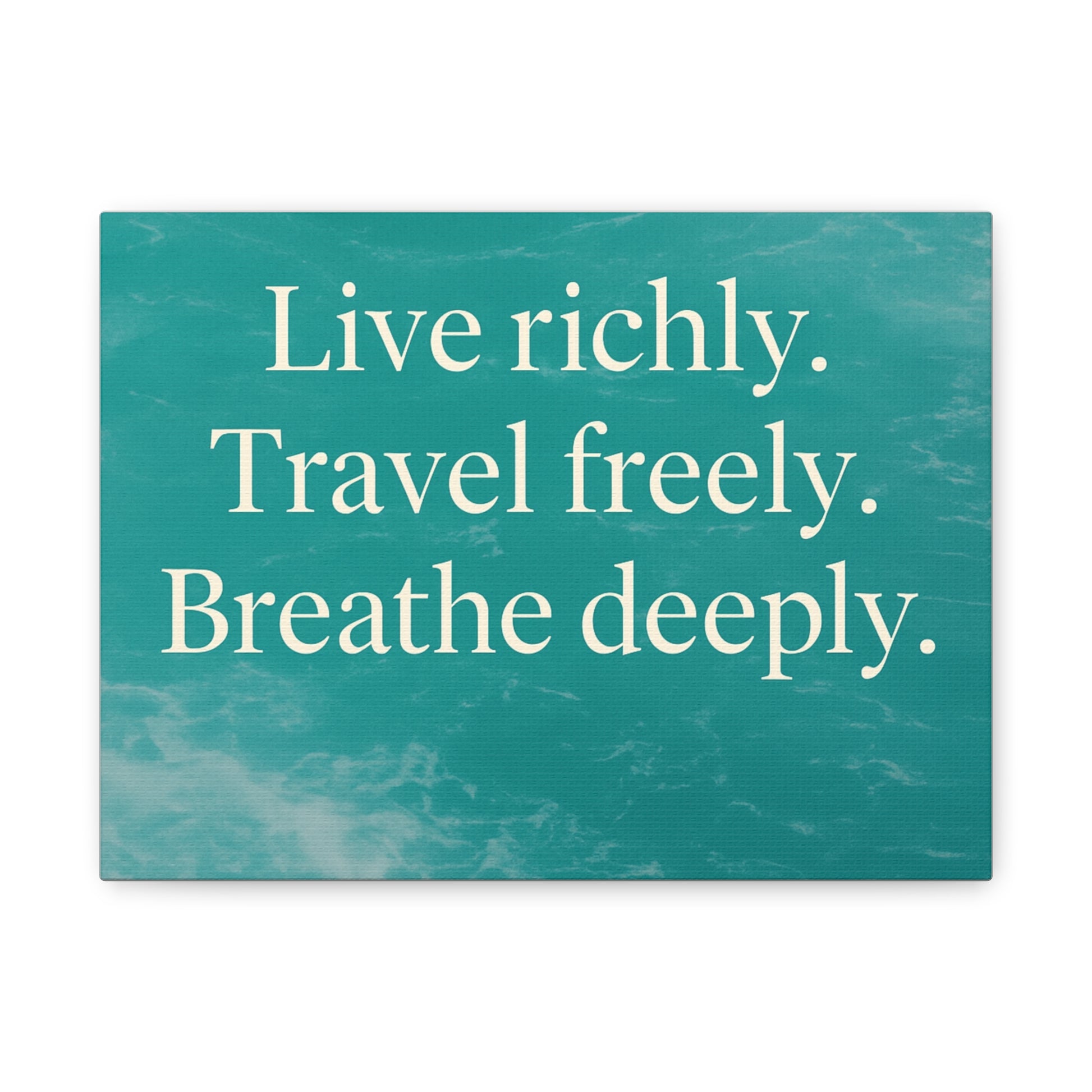 Canvas Print, Ocean Motivational Quote, Inspirational Wall Art, Home Decor, - Oceanfront Products