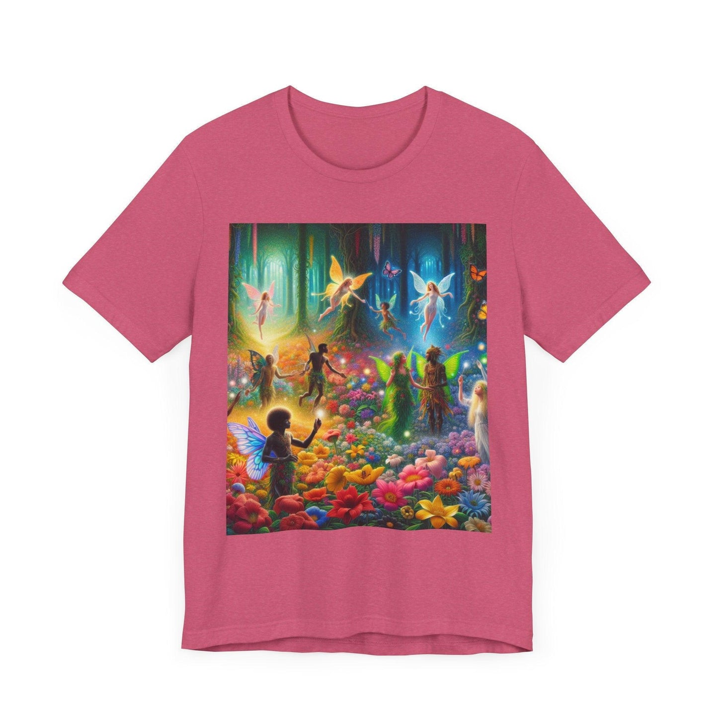 T-Shirt: Fairies Dancing in Tropical Flowers - Oceanfront Products