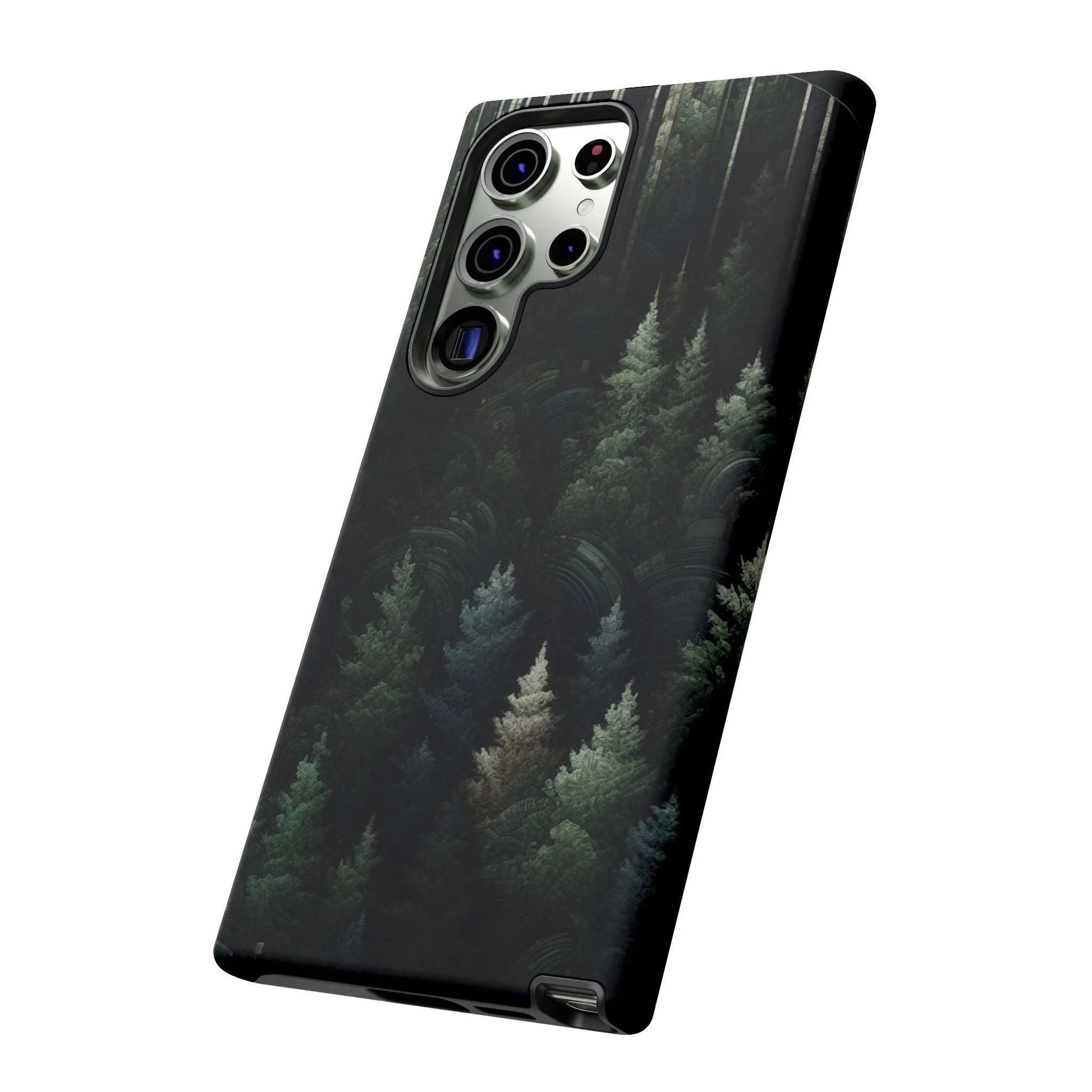 Phone Cases - Deep Dark Forest Nature Design - Oceanfront Products