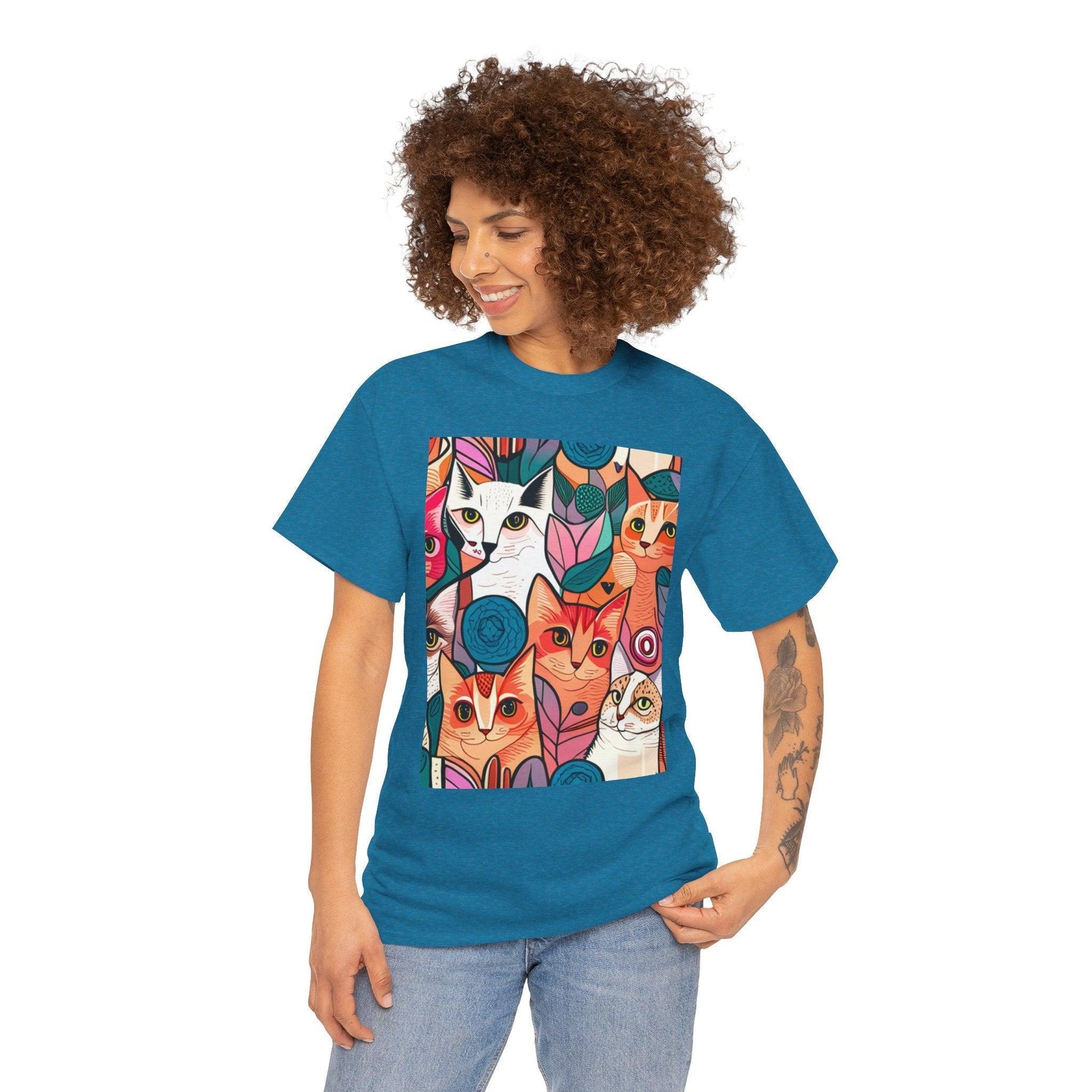 Feline Fabulous: The Ultimate Cat Mom T-Shirt - Oceanfront Products