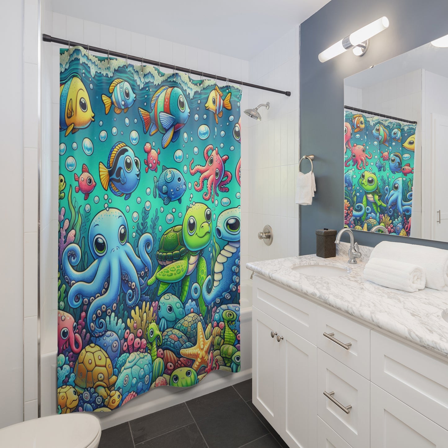 Ocean Adventure Shower Curtain