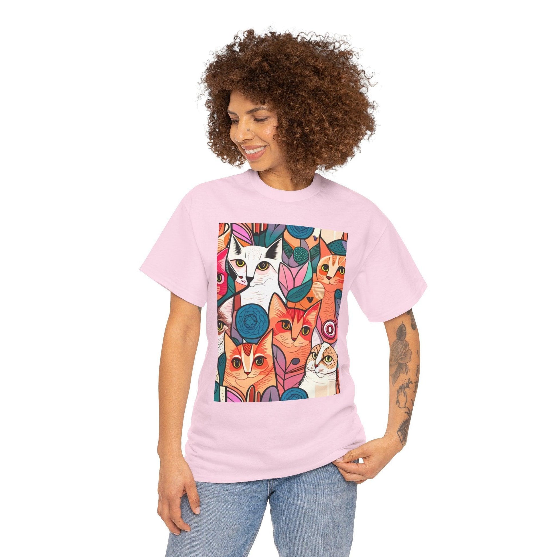 Feline Fabulous: The Ultimate Cat Mom T-Shirt - Oceanfront Products