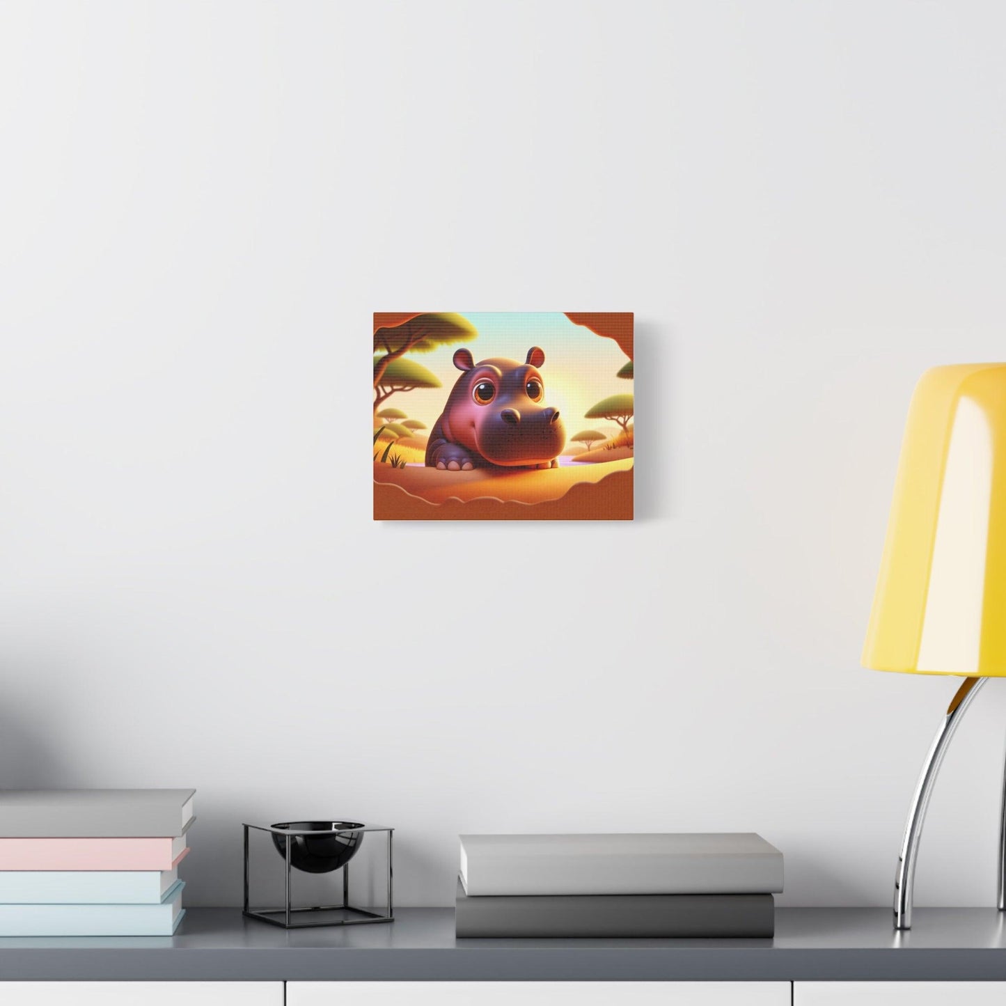 Canvas Hippo Print - Oceanfront Products