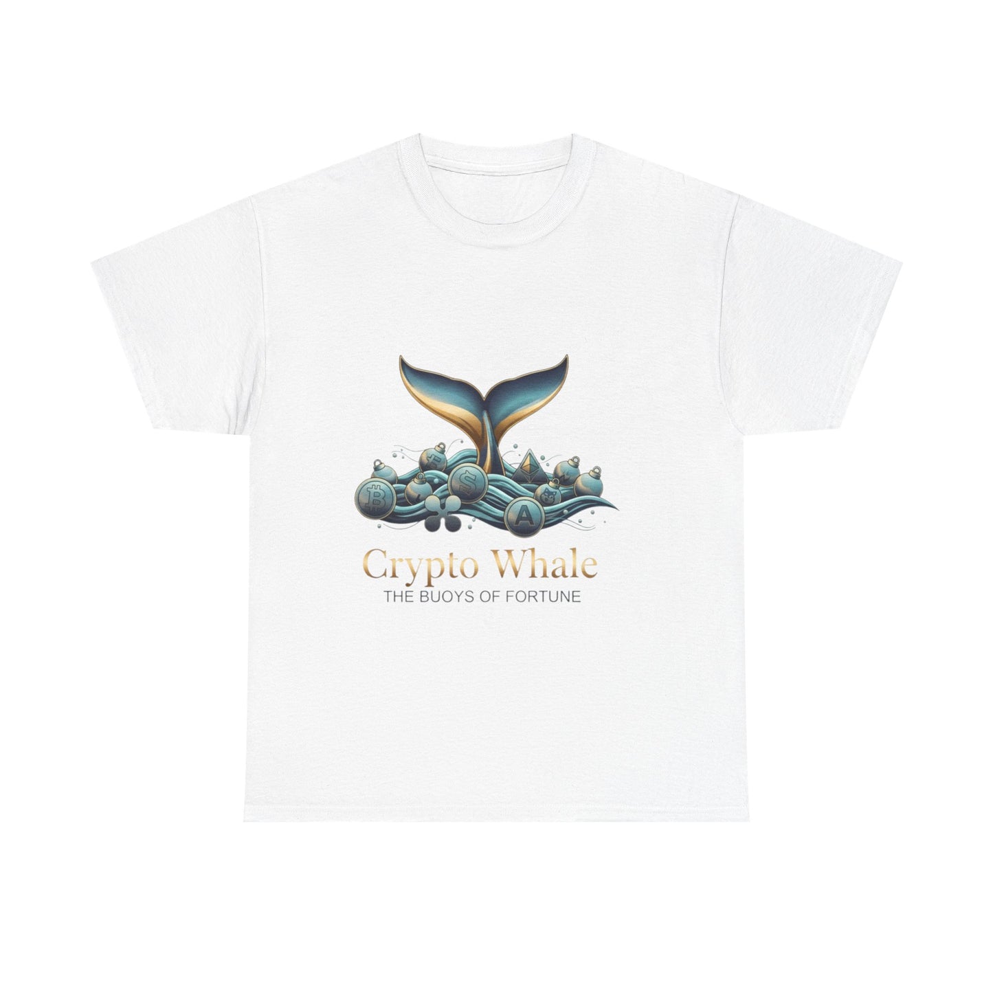 Crypto Whale T-Shirt — "Crypto Whale: The Buoys of Fortune" Graphic Tee