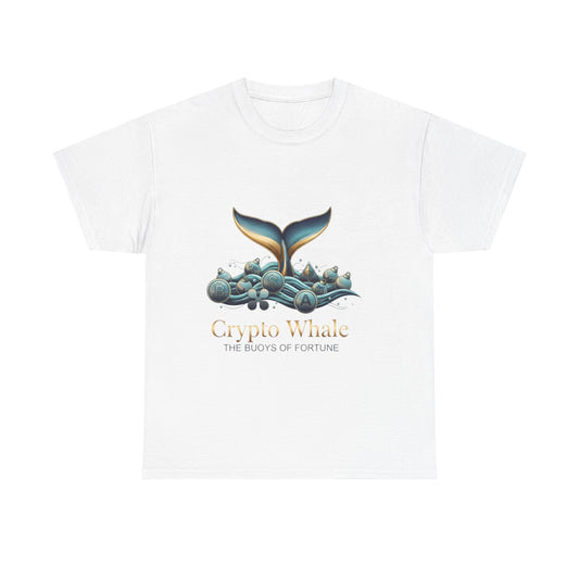 Crypto Whale T-Shirt — "Crypto Whale: The Buoys of Fortune" Graphic Tee