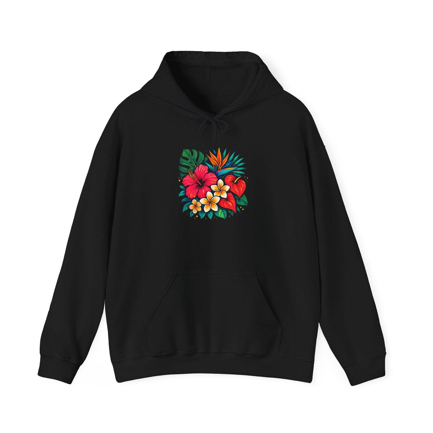 Tropical Floral Unisex Hoodie - Oceanfront Products