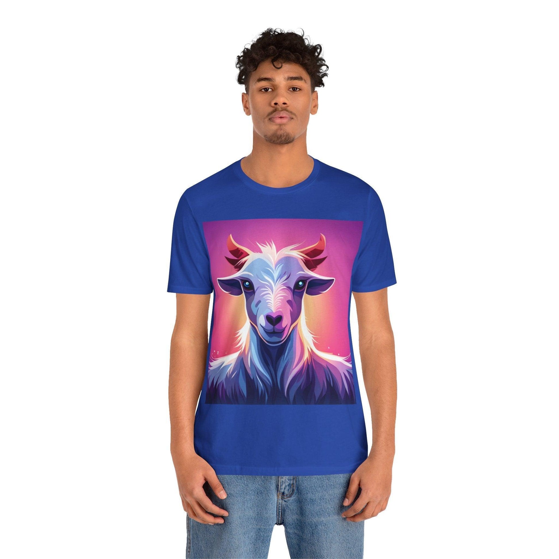 Colorful Goat Graphic T-Shirt: A Blend of Style and Playfulness - Oceanfront Products