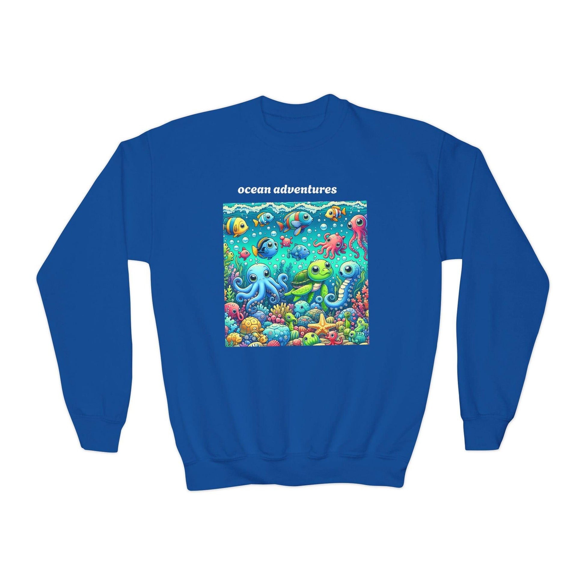 Ocean Adventures Youth Sweatshirt - Oceanfront Products